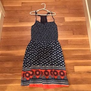 Xhilaration navy blue summer dress